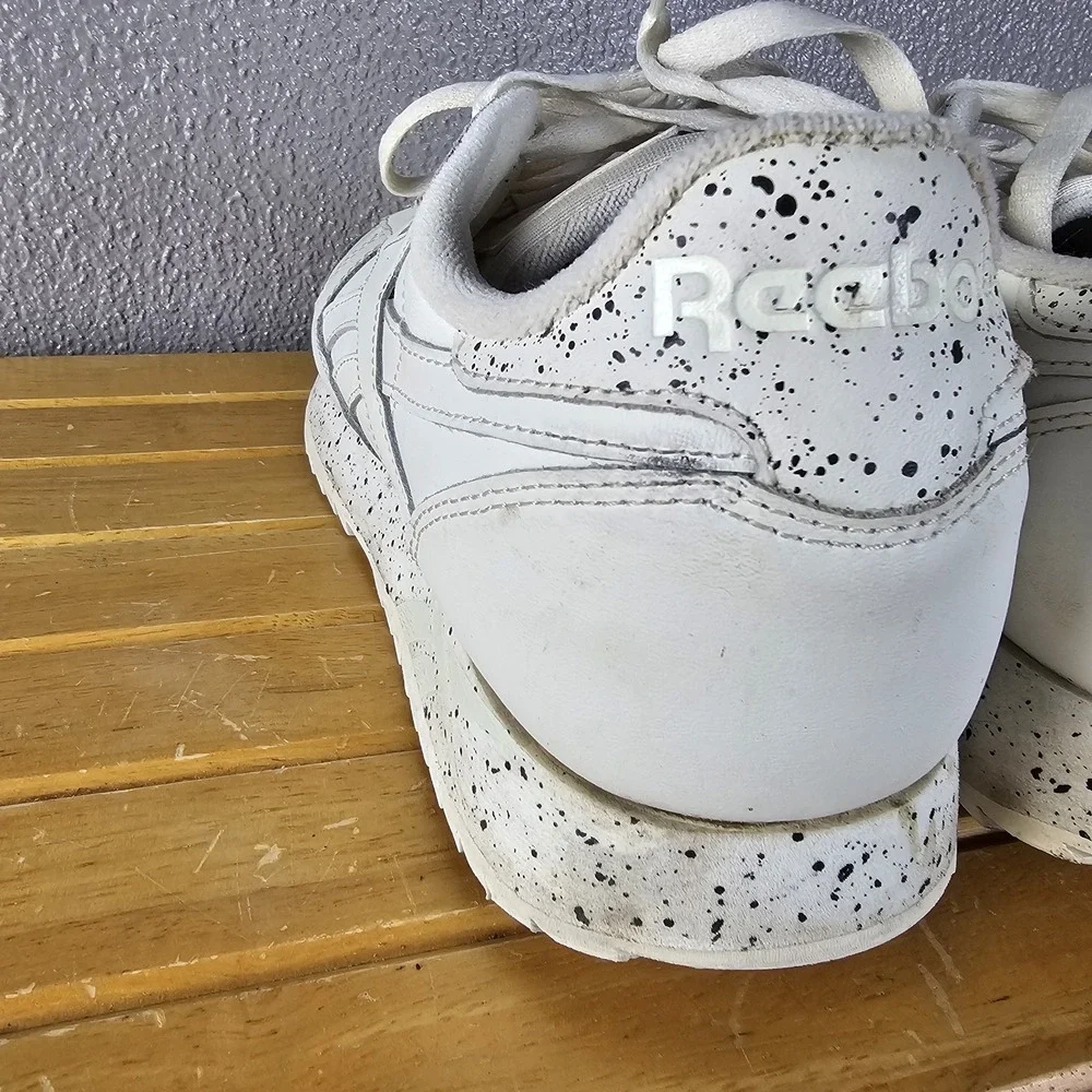 Reebok Classic Leather Ripple Shoes Shoes‎ Mens 12 H06419 Speckle White